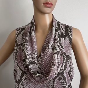 Michael Kors Sleeveless Cowl Neck Top size L